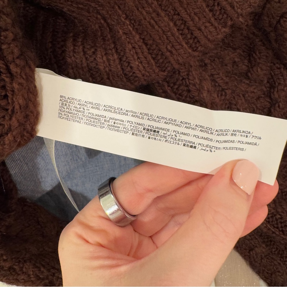 Mango Rich Brown Knit Sweater - Picture 5 of 5